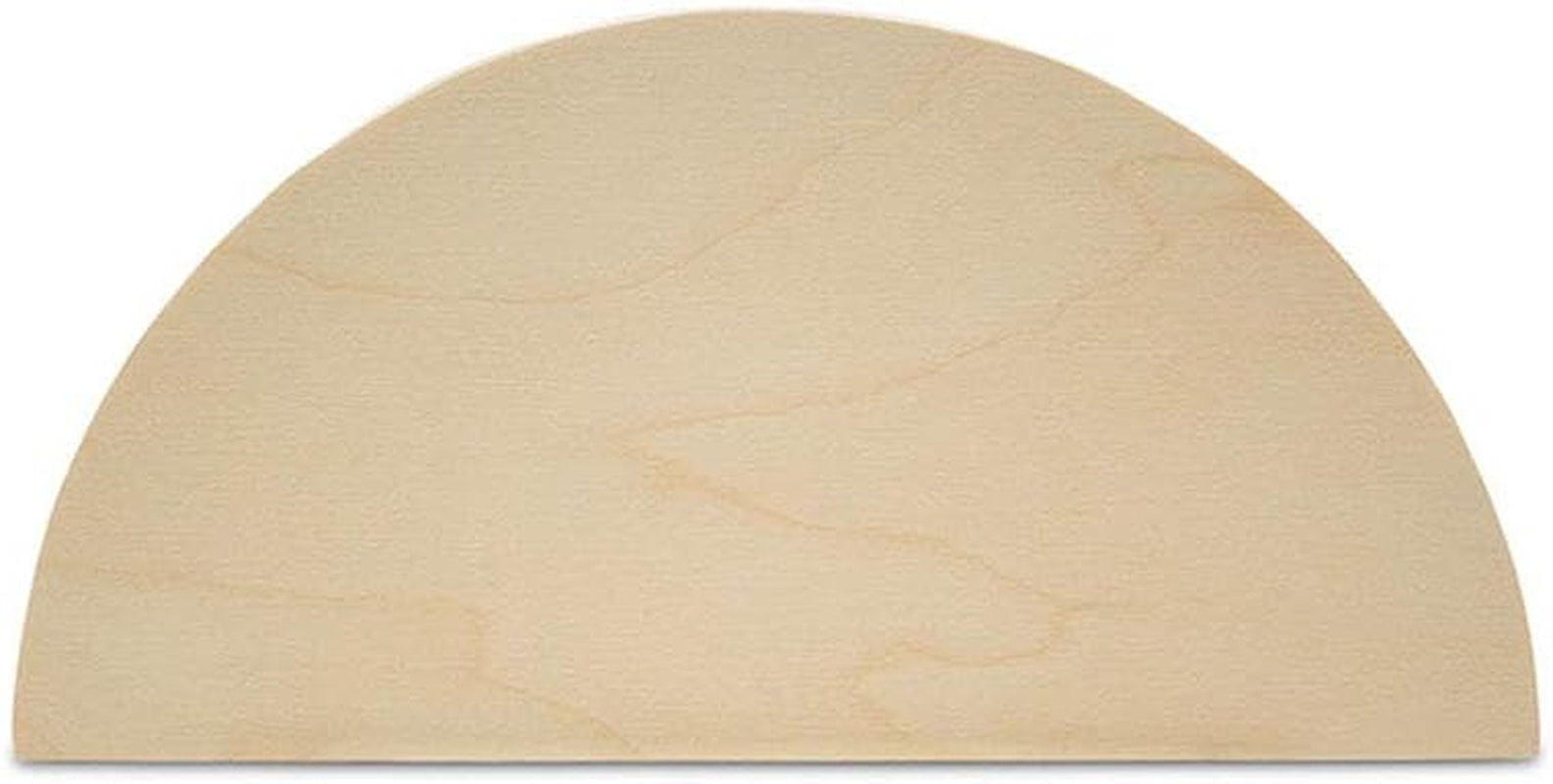 Half Circle Cutouts 12 Inch, Pack of 5 Semicircle Wooden Cutouts for Crafts, Wood Signs & Unfinished Wood Door Hangers, by