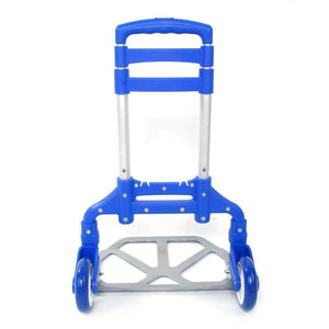 Folding Luggage Cart Hand Trolley for Travel & Shopping - 170lb Capacity