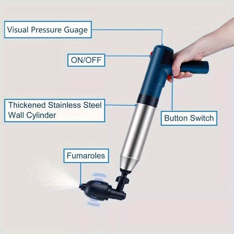 Electric toilet drain pipe high pressure drain pipe dredging machine -