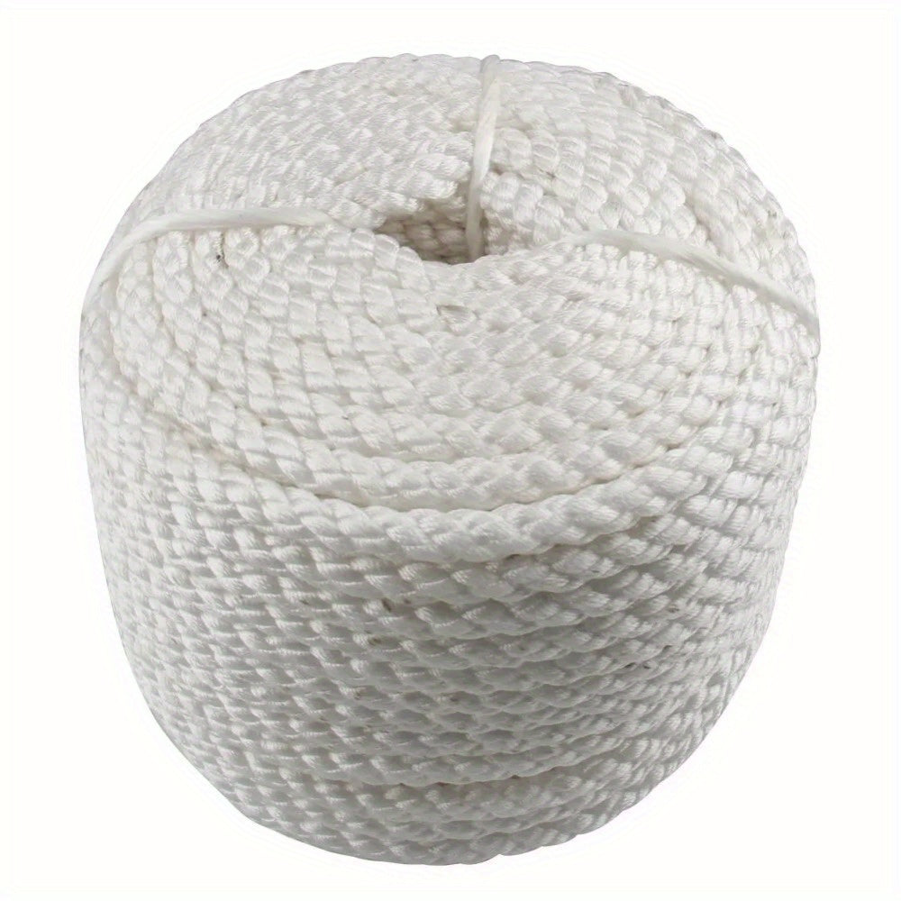 1/2" x 100' 3-Strand Nylon Anchor Rope w/ Thimble - 6250LB Boat Rigging Line