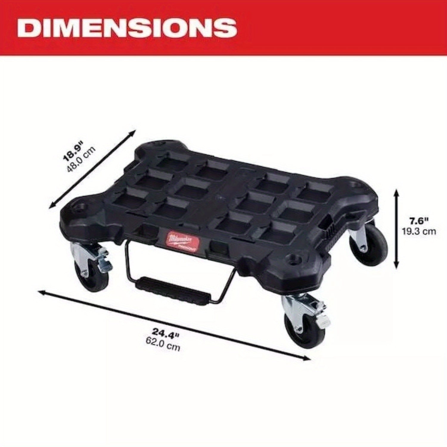 Milwaukee Tool 48-22-8410 PACKOUT Dolly for Easy Transport