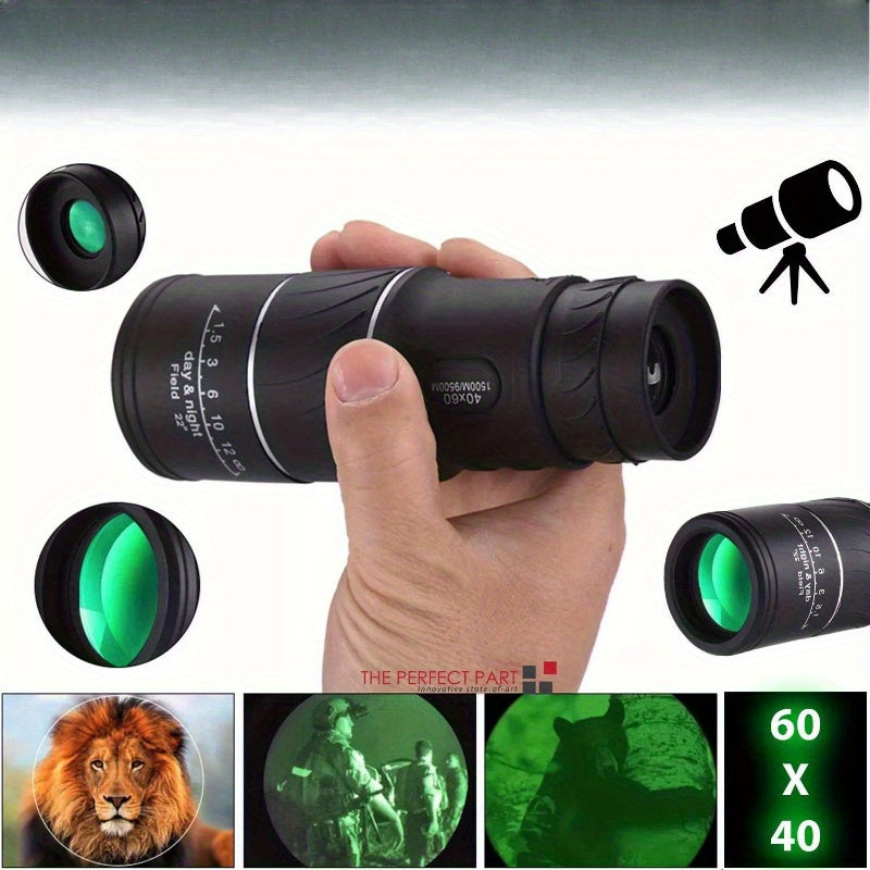Binoculars With Night Vision40X60 Monocular BAK4 Prism High Power Waterproof