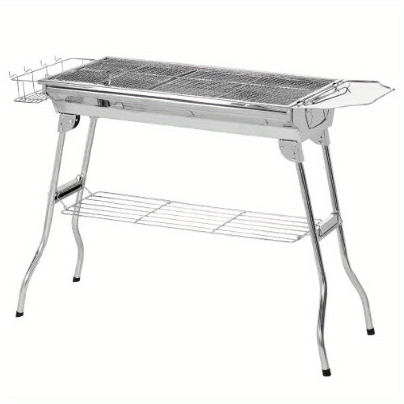 Special Offer: Foldable BBQ Grill Portable Charcoal Barbecue with Free 4-5 Person Camping Tent Waterproof & Foldable