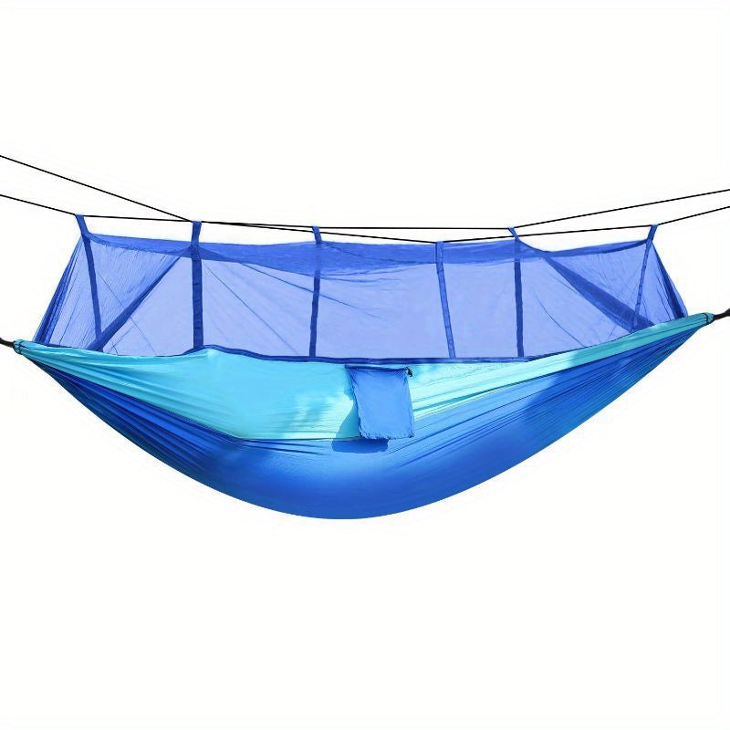600lbs Load 2 Persons Hammock with Mosquito Net Outdoor Hiking Camping Hommock Portable Nylon Swing Hanging Bed