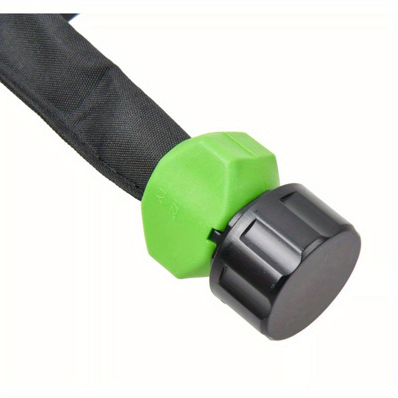 50FT Black Soaker Garden Expandable Water Hose, Durable PVC Flat Design