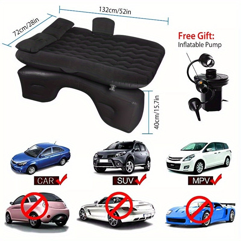 Car Air Mattress Bed Inflation Car Mattress Bed Portable Travel Camping Sleep Mat Car Inflation Bed For Trip