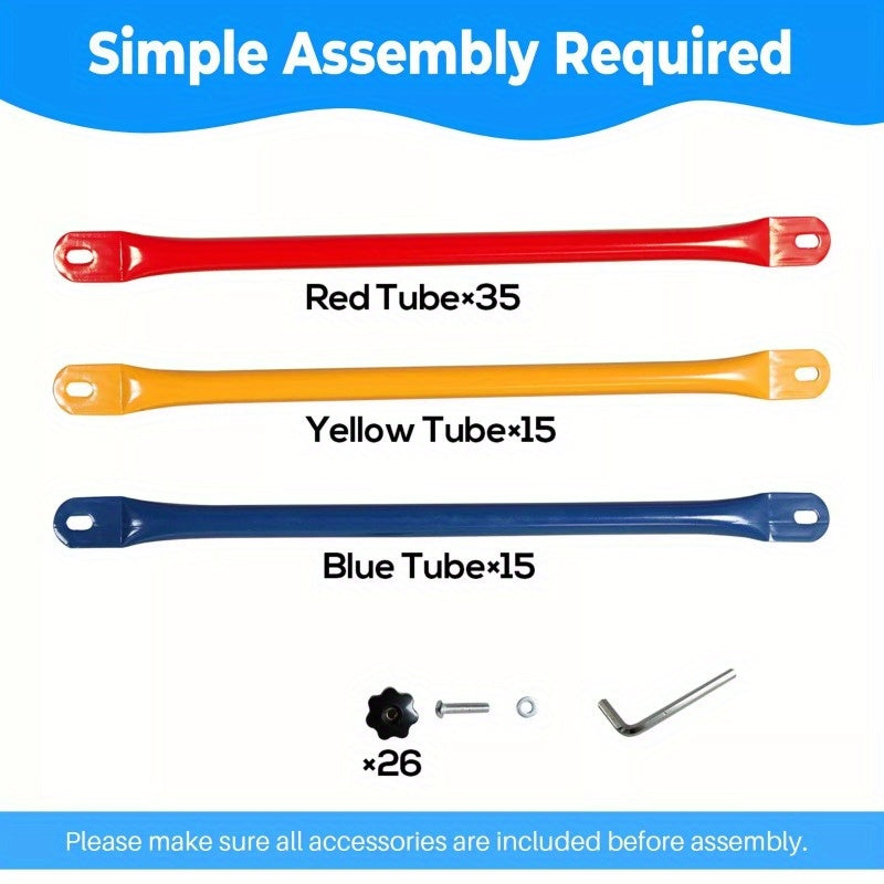 Children Dome Climber Playground Kids Swing Set Climbing Frame Backyard Gym Develop Confidence for Fun Indoor Outdoor XH