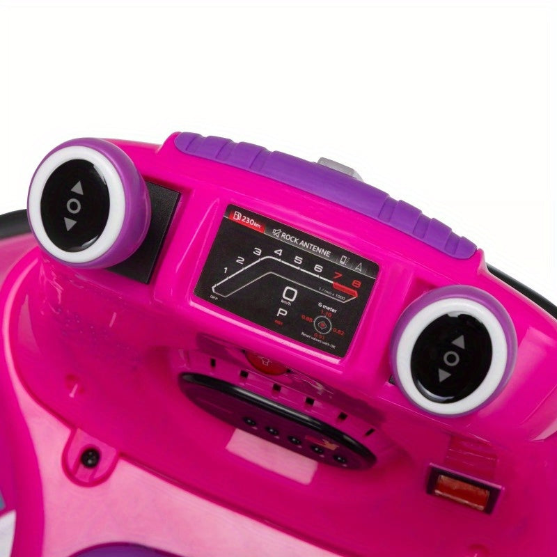 360° Degree Toddlers Bumper Car 12v Baby Electric Ride On Snail Shape Toy