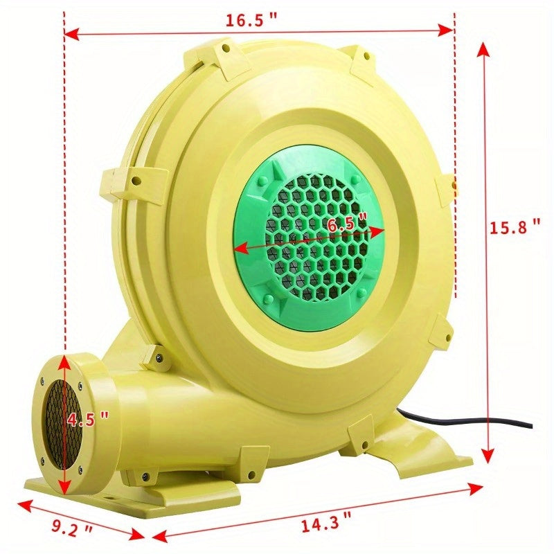 950 Watt Air Blower Pump Fan 1.25HP for Inflatable Bounce House Castle