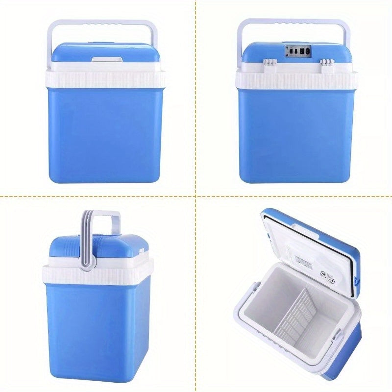 24L Portable Car Cooler 12V Car Refrigerator Travel Cooling Warmer Fridge Box Home Use
