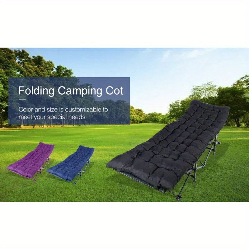 331LBS Capacity Extra Wide Folding Camping Cot Bed - Spacious, Heavy Duty, Portable, Waterproof, Breathable, Foldable Outdoor Sleeping Bed for Adults, Travel, Beach, and Camping Adventures