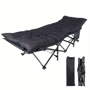 331LBS Capacity Extra Wide Folding Camping Cot Bed - Spacious, Heavy Duty, Portable, Waterproof, Breathable, Foldable Outdoor Sleeping Bed for Adults, Travel, Beach, and Camping Adventures