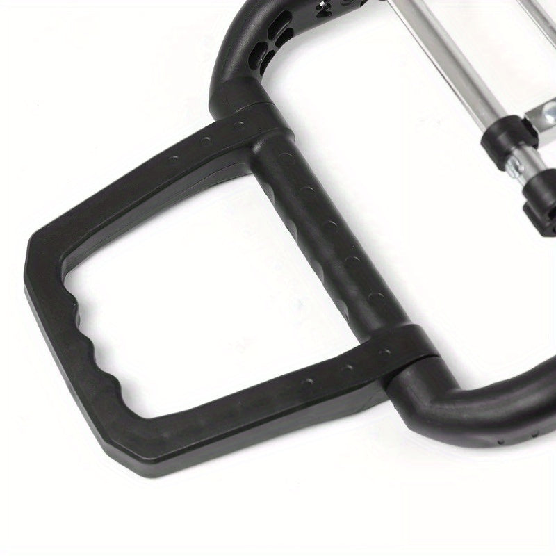 Grocery Laundry Utility Foldable Shopping Cart Trolley, Aluminum Alloy 8-Wheel Stair Climbing, Load Capacity 35L