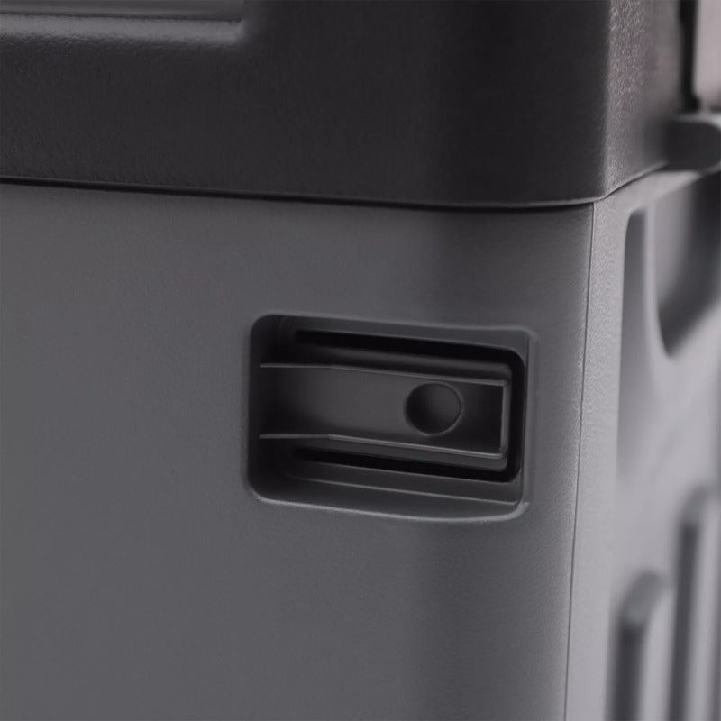 Trunk Organizer with Lid for Car, Seatable Camping Organizer with Bag, Multifunctional Collapsible Camping Storage Box for Outdoor Picnic, Car, Clothes, (Black)