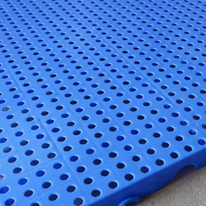 10pcs Plastic Shipping Pallets for Basement Storage, Lightweight Nestable Floor