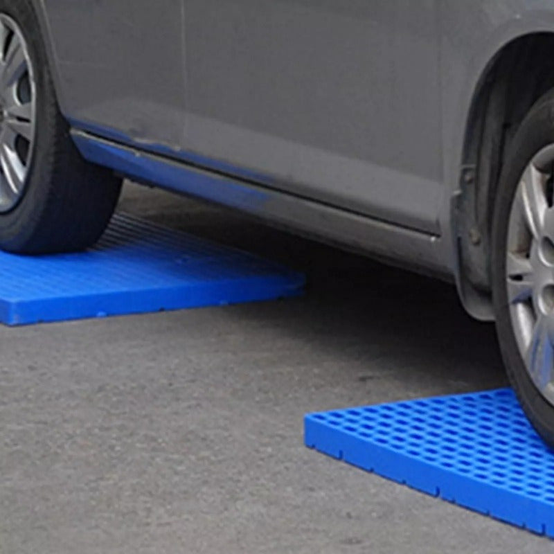 10pcs Plastic Shipping Pallets for Basement Storage, Lightweight Nestable Floor