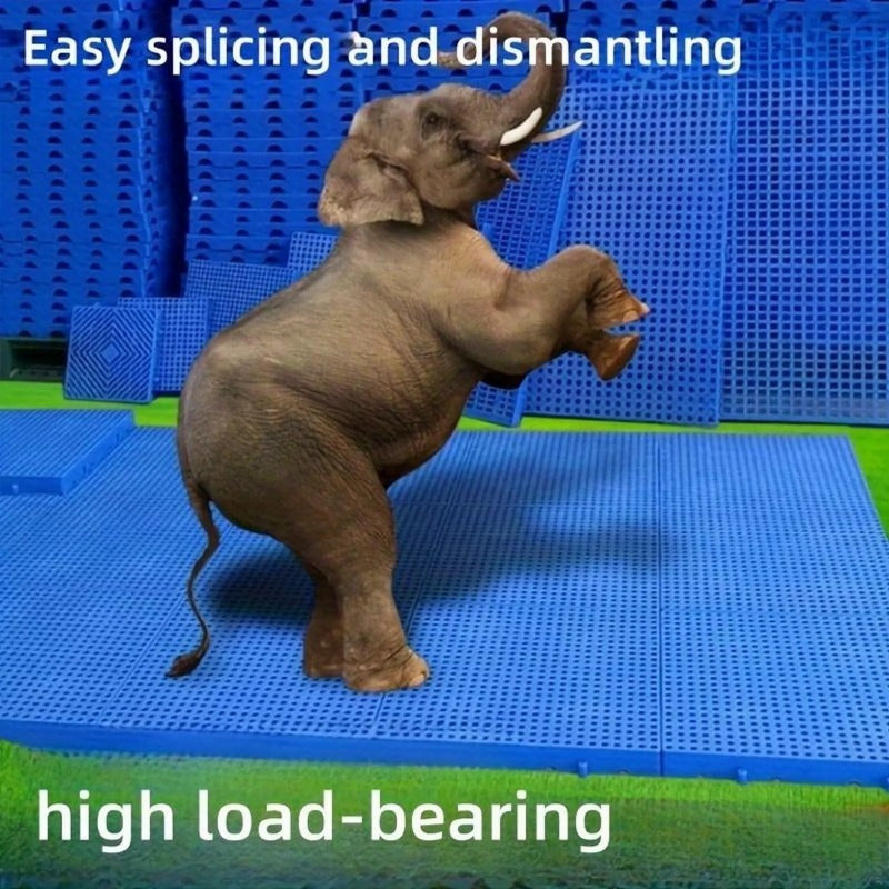 10pcs Plastic Shipping Pallets for Basement Storage, Lightweight Nestable Floor