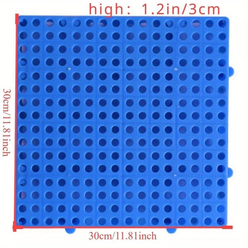 10pcs Plastic Shipping Pallets for Basement Storage, Lightweight Nestable Floor