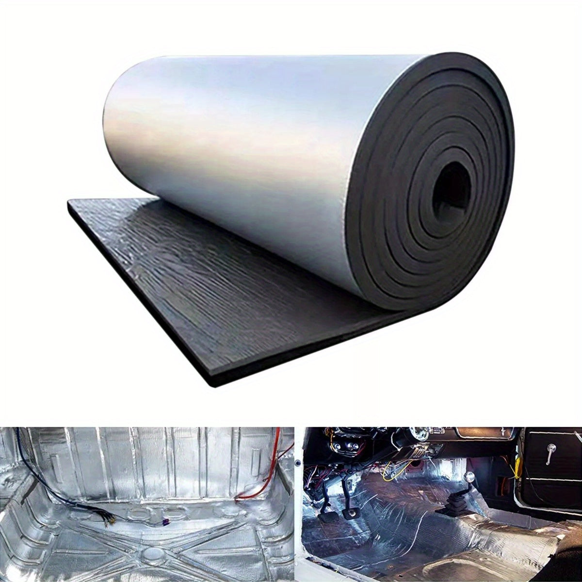 60"x40" Firewall Sound Deadener Mat - 394mil Car Heat Shield Insulation for Noise Reduction