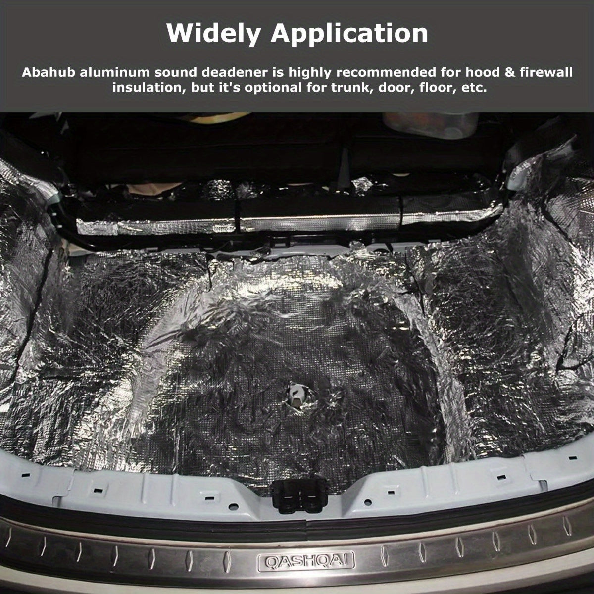 60"x40" Firewall Sound Deadener Mat - 394mil Car Heat Shield Insulation for Noise Reduction