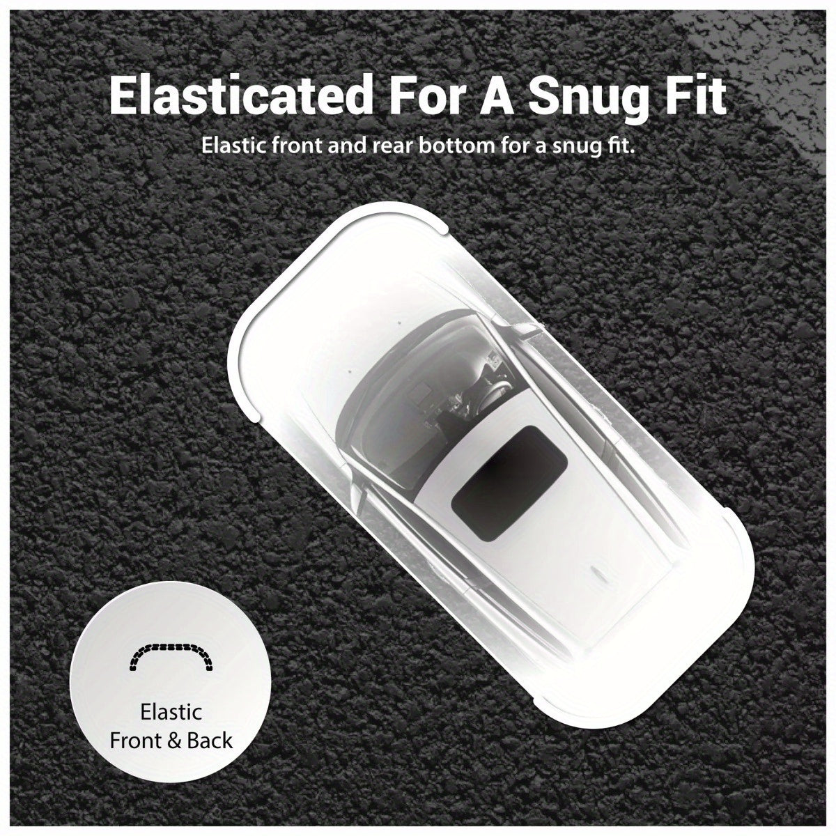 5 Pack Clear Plastic Disposable Car Covers, Universal Rain, Dust, and Garage Protection