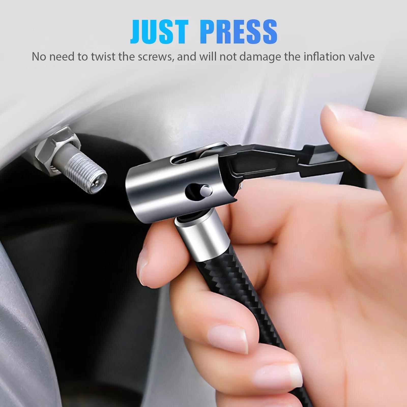 150PSI Portable Car Air Pump Compressor LED Auto Electric Tire Inflator 12V