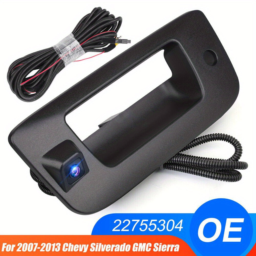 Tailgate Backup Rear View Camera Kit – Fits Chevrolet Silverado 1500/2500 – HD Night Vision, IP67 Waterproof (22755304)