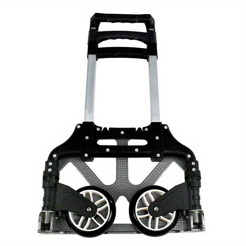 Folding Dolly Cart - 176lb Capacity Hand Truck, Warehouse Platform Moving Trolley