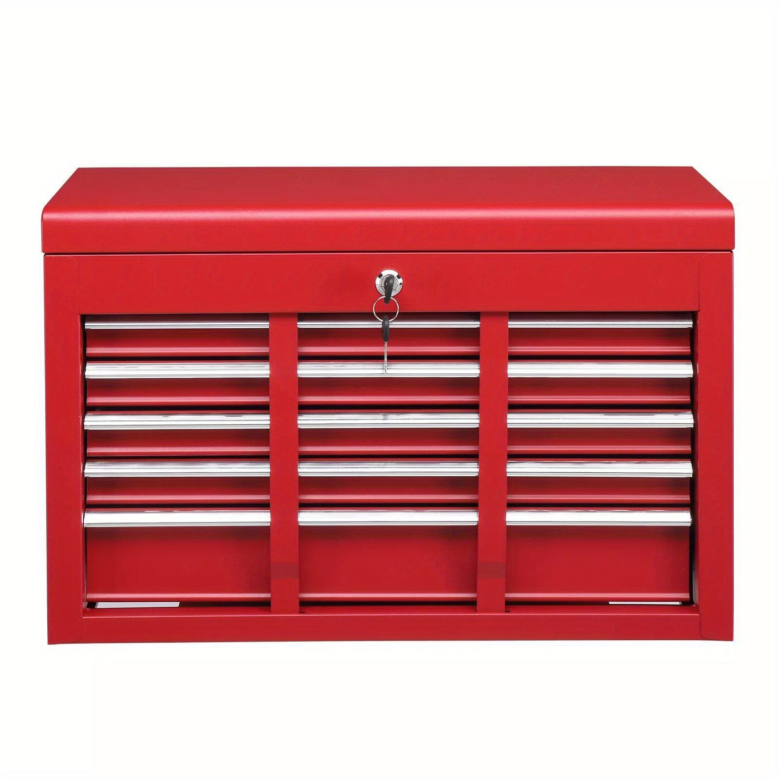 5-Drawer Tool Chest Metal Tool Box Storage Cabinet Organizer with Drawer Liners