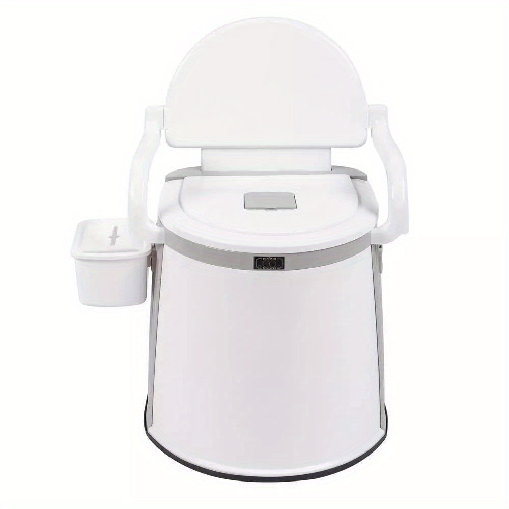 5 Gallon Camping Portable Toilet Travel Outdoor/Indoor Commode Potty +Tissue Box