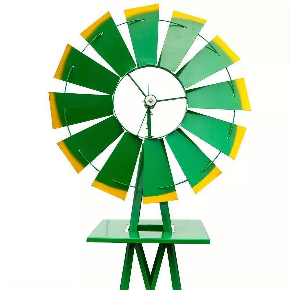 8FT Weather Resistant Home Yard Garden Windmill Outdoor Yard Garden Park Decor