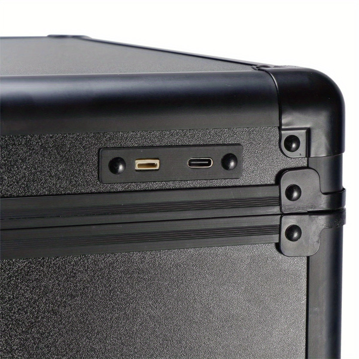 4-in-1 Professional Makeup Rolling Organizer Case with LED Light - Cosmetic Box