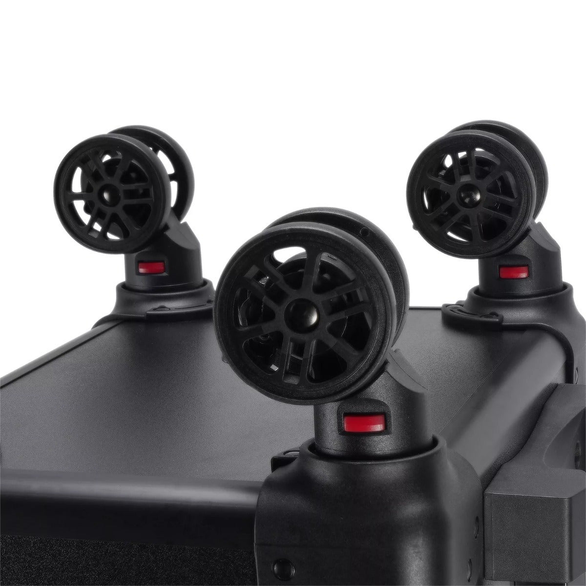 4-in-1 Professional Makeup Rolling Organizer Case with LED Light - Cosmetic Box