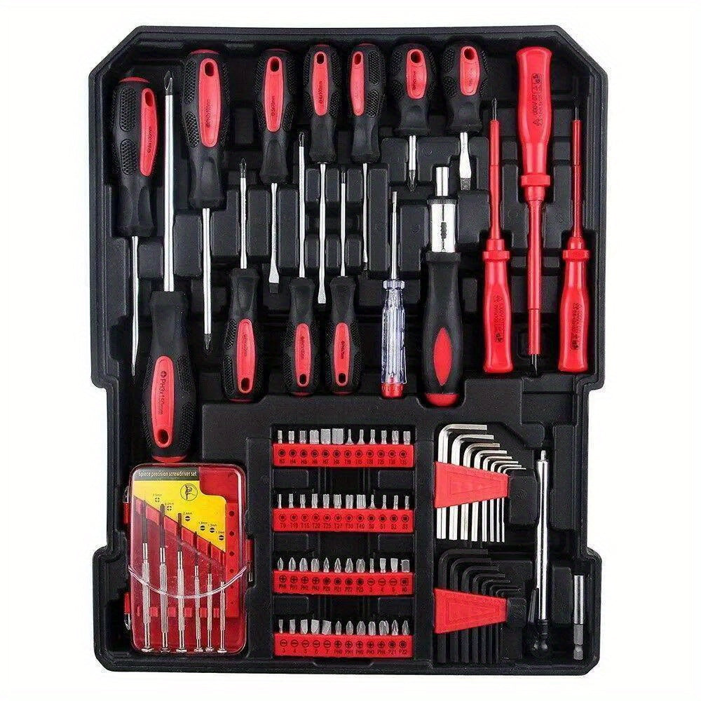 799 PCS Tool Set Mechanics Tool Kit Wrenches Socket w/Trolley Case Box Organize
