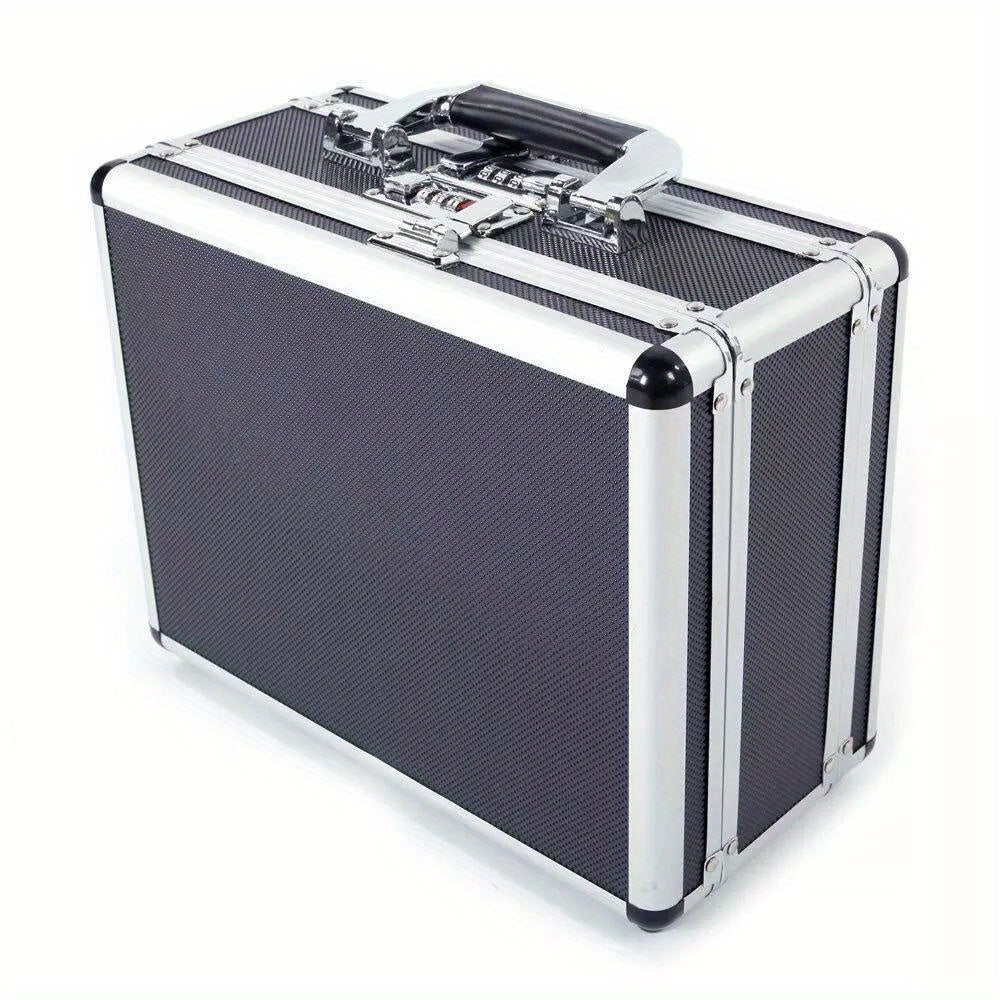 Double Sided Aluminum Pistol Gun Case Security Handgun Carry Storage Box