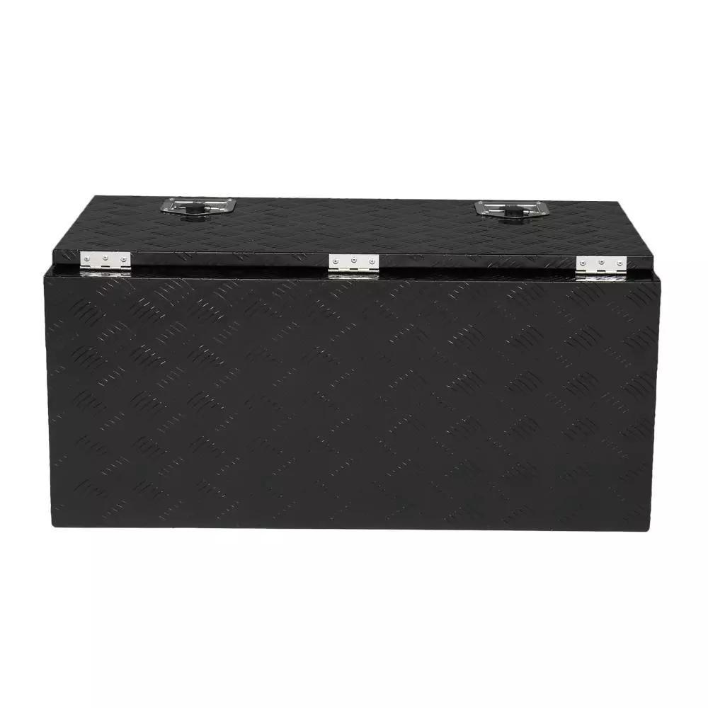 36Inches Heavy Duty Black Aluminum Tool Box Truck Storage Underbody ATV/RV/Trailer with Lock
