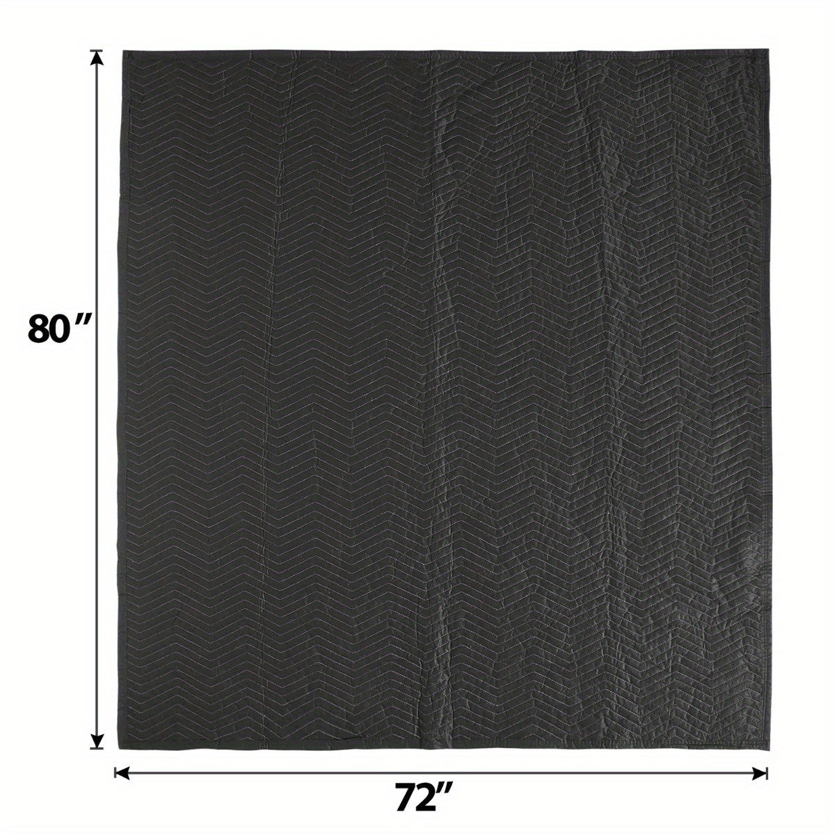 6 Heavy Duty Moving Packing Blankets - Ultra Thick 72x80 Pro Furniture Pads