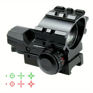 Tactical Holographic 4 Reticles Projected Red Green Dot Reflex Sight 20mm Rail