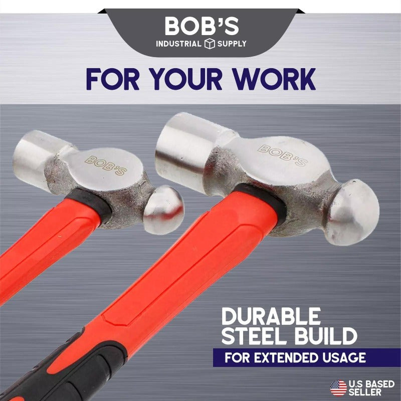 BISupply 5 Piece Hammer Set Mechanic Tool Kit - Nail Hammer Shop Automotive Set