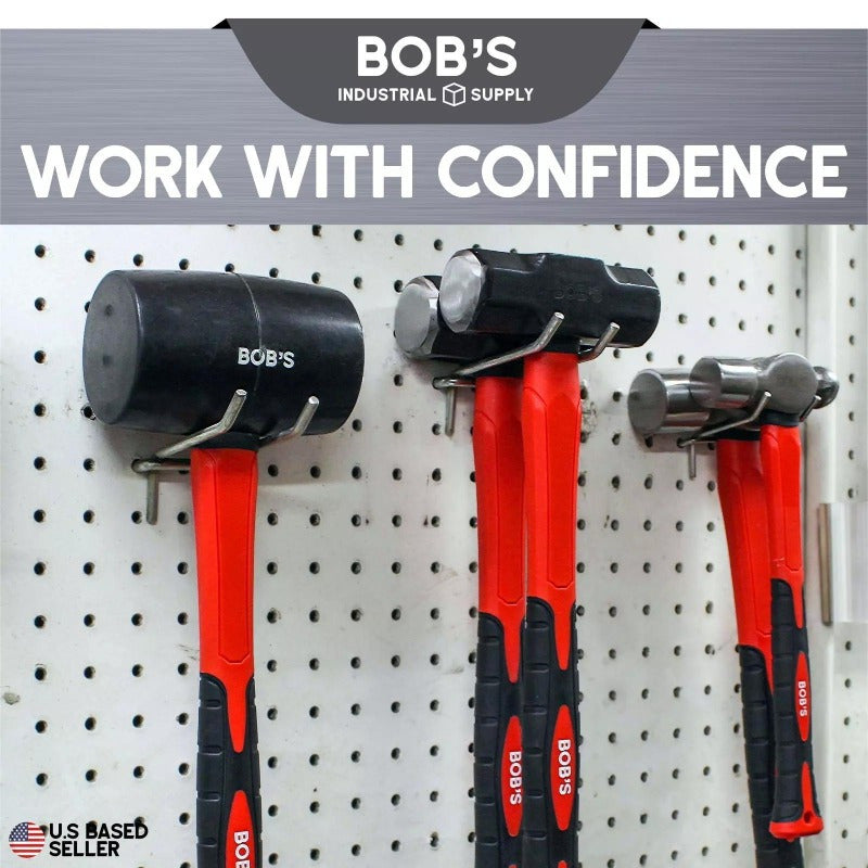 BISupply 5 Piece Hammer Set Mechanic Tool Kit - Nail Hammer Shop Automotive Set