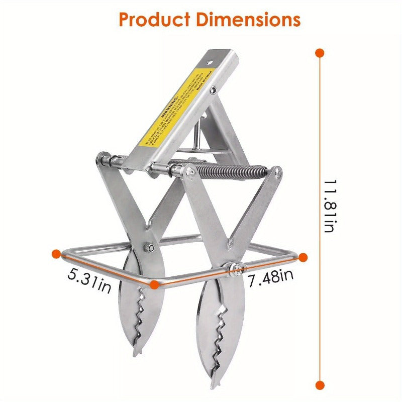 2PCS Heavy-Duty Scissor Mole Traps for Gophers, Rodents, and Voles – Reusable Outdoor Pest Control for Lawns, Gardens, and Farms