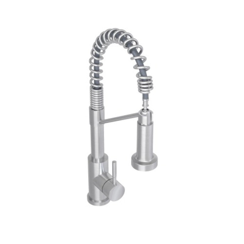 19" Single Handle Kitchen Faucet - Brushed Nickel Finish