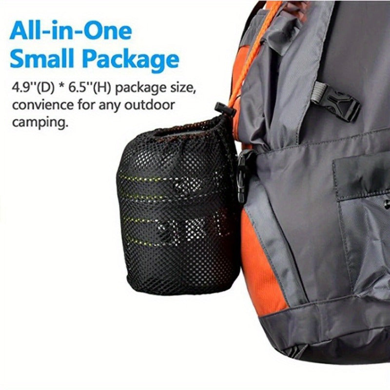 Portable Gas Camping Stove Butane Propane Burner Outdoor Hiking Picnic + Cooker