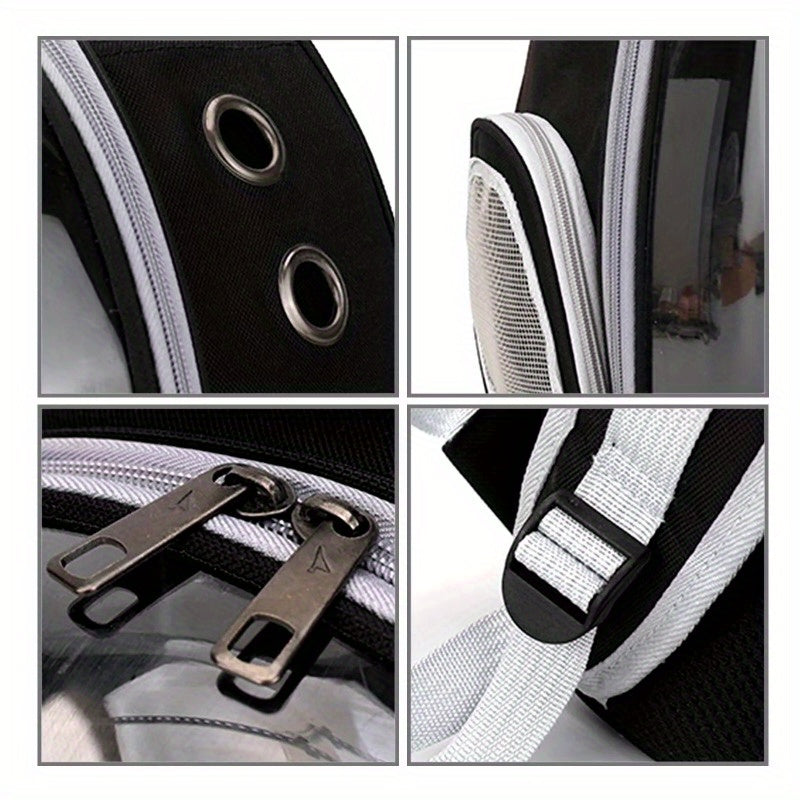 Pet Portable Carrier Backpack Space Capsule Travel Dog Cat Bag Transparent US