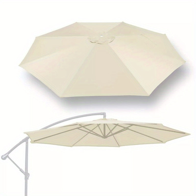 6.5/9/10ft Cantilever Patio Offset Umbrella Replacement Canopy Parasol Top Cover