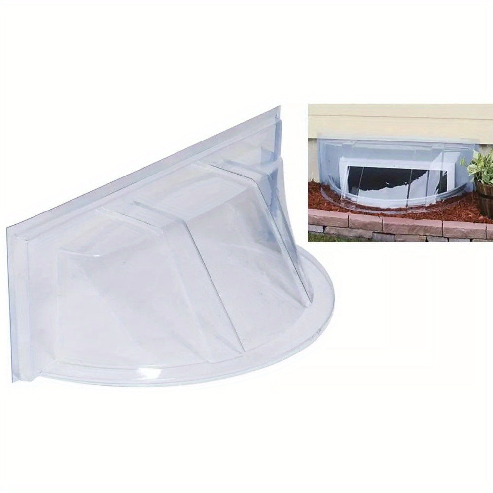 Round Bubble Window Well Cover, 39x17x15 in, Economy Design, 1 Pack