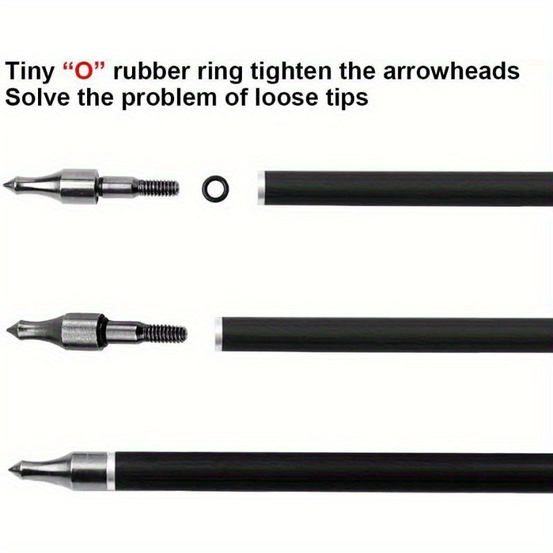 Compound & Recurve Bows Hunting For 12PCS 30" Carbon Arrows Archery 7.8mm SP500