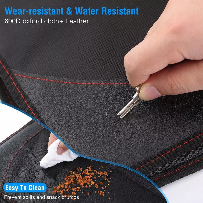 2 PCS Car Seat Protector Mat Booster Padding Cushion Leather Cover