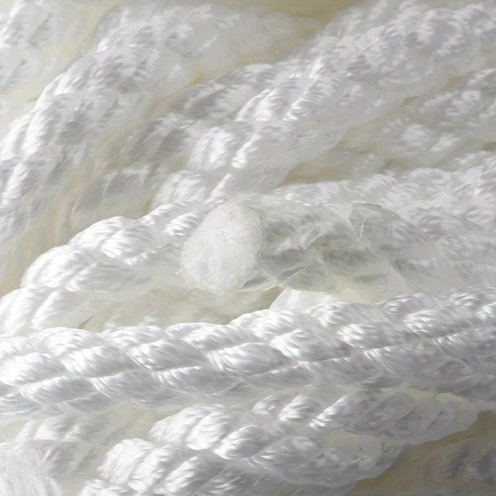 1/2" x 100' 3-Strand Nylon Anchor Rope w/ Thimble - 6250LB Boat Rigging Line