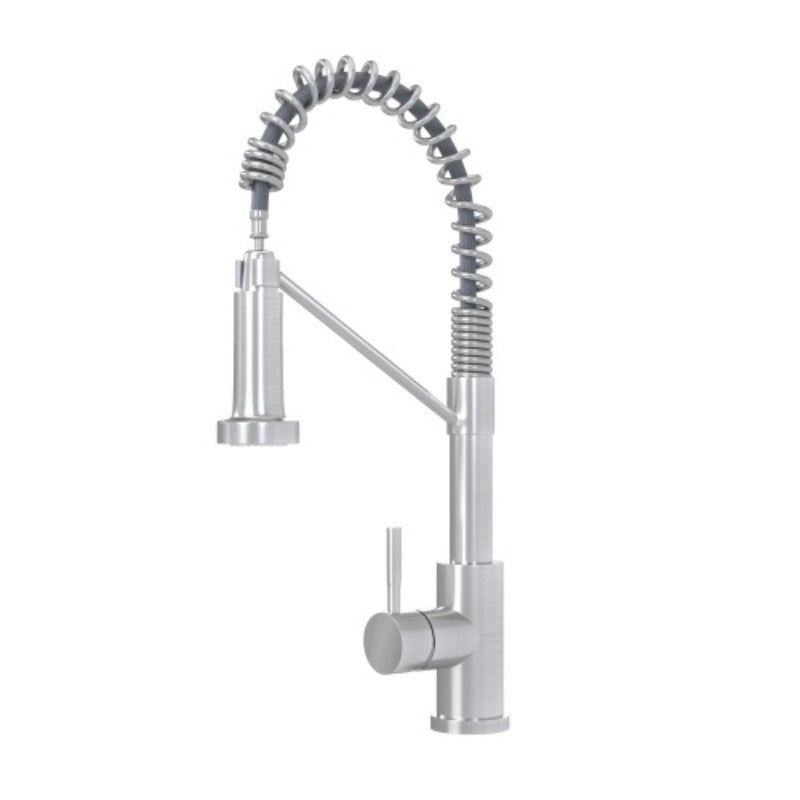 19" Single Handle Kitchen Faucet - Brushed Nickel Finish